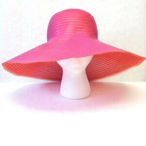 Pink/Fuschia 7" Wide Brim Hat